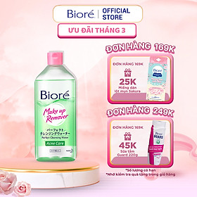 Bioré Nước Tẩy Trang Hoàn Hảo Ngừa Mụn Bioré Make Up Remover Perfect Cleansing Water Acne Care 400ml