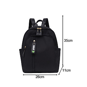 Fashion Backpack Teen Girls Nylon Rucksack for Trips Shopping Indoor Outdoor