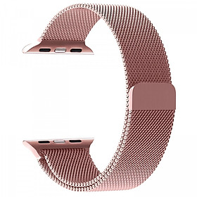 Dây đeo thay thế dành cho đồng hồ Apple Watch lưới thép không gỉ Mloop