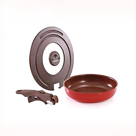 Mua Chảo chiên Miris cán rời 26cm Cán Nắp (Đỏ)