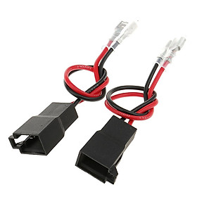 2 Pieces Car Audio Speaker Wire Harness Connector for VW AUDI   Nissan