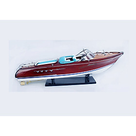 Mua Mô hình tàu Riva Aquarama 50cm (Nệm xanh trắng)