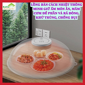 LỒNG BÀN CÁCH NHIỆT THÔNG MINH GIỮ ẤM MÓN ĂN, MÂM CƠM ĐỂ PHẦN VÀ RÃ ĐÔNG, KHỬ TRÙNG, CHỐNG BỤI "BAHAMAR" Giúp có các bữa ăn được giữ ấm nóng