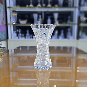 Mua Bình hoa pha lê Tiệp cao cấp BOHEMIA cao 30.5 cm  hoa văn mài sắc nét  tinh tế hiện đại  kiểu sáng miệng loe sang trọng  xuất xứ Cộng hòa Séc - Hàng chính hãng