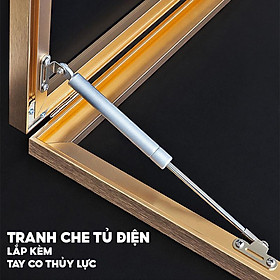 Mua Tranh che ổ điện  atomat gia đình khung nhôm Có pitton thủy lực nâng 90 độ nội thất nhà cửa