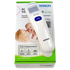 Nhiệt kế điện tử đo trán Omron MC-720- Đo nhiệt độ không tiếp xúc da