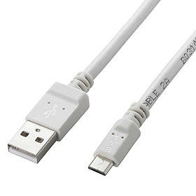 Cáp Micro USB (A-microB) Elecom MPA-AMB2U08WH (0.8m)