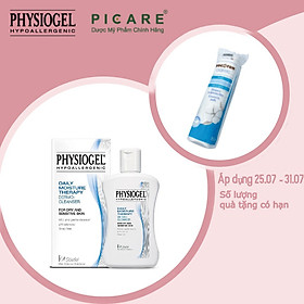 PHYSIOGEL SỮA RỬA MẶT DỊU NHẸ DÀNH CHO DA KHÔ, DA NHẠY CẢM DAILY MOISTURE THERAPY DERMO-CLEANSER 150ML