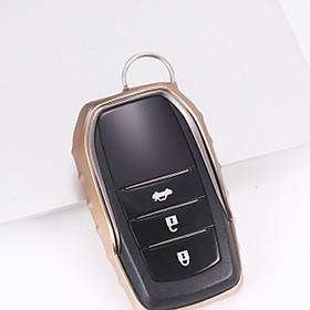 Soft TPU Car Key Case For AT Toyota Camry Highlander Prado Corolla RAV4 Car Key Cover Shell Car Keychain