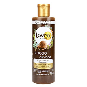 Dầu gội Lovea Nature chiết xuất từ tinh chất cacao dành cho tóc khô 250ml