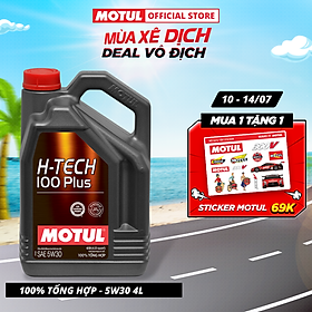 Mua Dầu nhớt xe ô tô MOTUL H-TECH 100 PLUS 5W30 4L