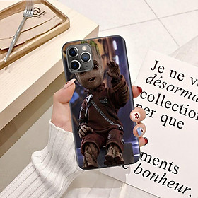 Hình ảnh Ốp lưng điện thoại iPhone 11 Pro viền silicon dẻo TPU  hình Baby Groot - Hàng chính hãng