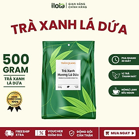 Trà xanh hương lá dứa Trần Quang 500g