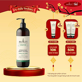 Sữa dưỡng thể cấp ẩm Sukin Hydrating Body Lotion Signature Scent 500ml