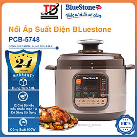 Mua Nồi Áp Suất Điện Tử BlueStone PCB-5748  900W-5.0Lit  Hàng Chính Hãng