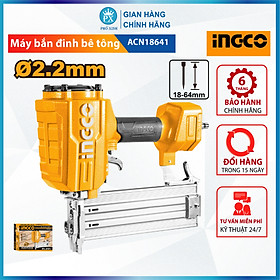 Mua Máy bắn đinh bê tông dùng khí nén INGCO ACN18641 khả năng tải 70 pcs  kích thước đinh 18-64mm