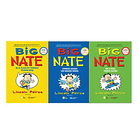 Sách Song Ngữ Việt - Anh: Big Nate – Combo 3 cuốn sách Thiếu Nhi Truyện Tranh Cho Trẻ Kèm File Audio và Note Từ Vựng