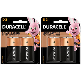 Mua Combo 4 viên Pin Kiềm Duracell D (2 viên/ vỉ x 2 vỉ) - O000021