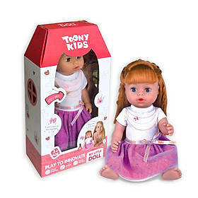 Đồ Chơi Búp Bê Bím Tóc TOONYKIDS - Đồ Chơi Cho Bé Gái -  MY LITTLE DOLL TN021