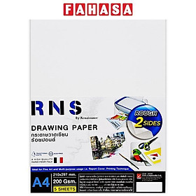 Giấy Vẽ Mặt Sần A4 - Renaissance (5 Tờ)