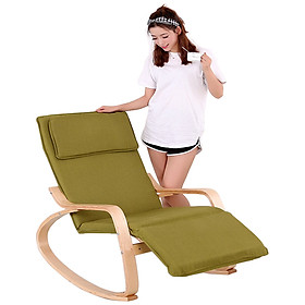 Ghế Poang Thư Giãn Có Gác Chân Nằm Đọc Báo, Xem Tivi Nghỉ Ngơi Với Đệm Êm Và Khung Chắc Chắn...(Có 3 màu)