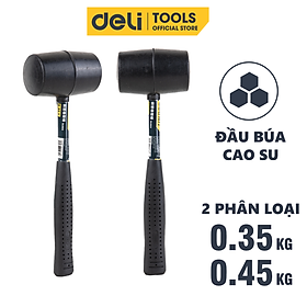 Mua Búa Cao Su Tay Cầm Thép Deli Cao Cấp - Sử Dụng An Toàn Nhiều Bề Mặt  Tay Cầm Chống Trơn Trượt - DL5612