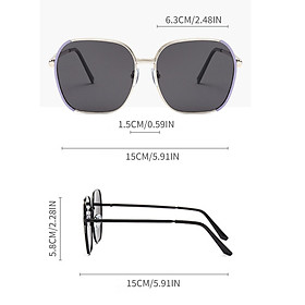 Sunglasses Square Polarized Sunglasses for Men Women Sport Running Cycling Driving Glasses Lightweight UV400 Block Mirrored Lens Metal Frame