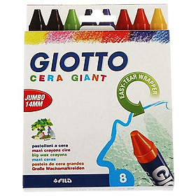 Hộp sáp 8 màu to bự GIOTTO CERA GIANT