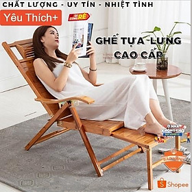Mua Ghế  ghế nằm thư giãn  Chất liệu Gỗ  Tre thân thiện môi trường  điều chỉnh chế độ ngả  phù hợp mọi phong cách
