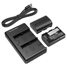 Mua Bộ 2 Pin + 1 Sạc đôi Ravpower LP-E6 Cho Canon 5D Mark IV / 5D Mark III / 5DS / 5DS R / 5D Mark II / 6D Mark II / 7D Mark II / 7D / 80D / 70D / 60D (Chính Hãng Ravpower)