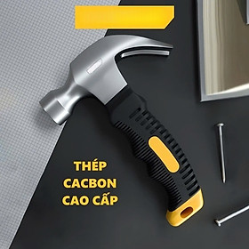 Búa Lùn Nguyên Khối - Đóng Đinh, Nhổ Đinh Dễ Dàng, Tiện Dụng - Nhỏ Gọn, Tay Cầm Bọc Cao Su - DL441008