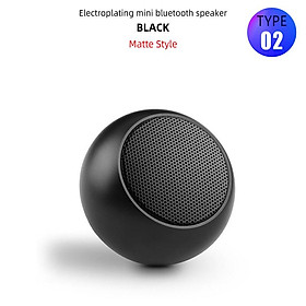 Điện thoại di động Bluetooth Loa loa chất lượng cao Hộp âm thanh nhỏ Subwatable Subwable Home Home loa mini Quà tặng Máy nghe nhạc Máy nghe nhạc: Type2 Black