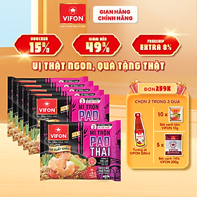 Thùng 18 gói mì trộn Xuất khẩu Pad Thai VIFON 90gr/gói