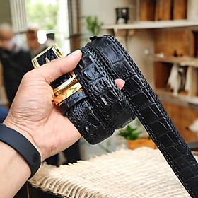 Thắt Lưng Cá Sấu [DÂY LIỀN NGUYÊN CON ĐAN VIỀN THỦ CÔNG RẤT ĐẸP VÀ BỀN