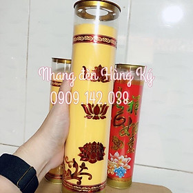 Mua Đèn cầy (nến) sáp bơ cao cấp Malaysia cháy 5ngày - 7 ngày 1cặp