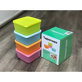 Mua Bộ hộp BQTP Small Square Round Tupperware (4 hộp)