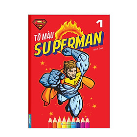 Sách - Tô màu SUPERMAN tập 1