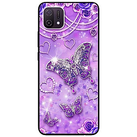 Ốp lưng dành cho Oppo A16K - Oppo A36 / A76 - Oppo Reno 7z 5G mẫu Bướm Hoa Xanh