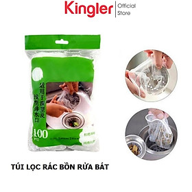 Túi Lọc Rác Bồn Rửa Bát, Rửa Chén, Túi Lưới Có Chun Co Giãn Chống Tắc Nghẽn Ống, Tiện Lợi Nhà Bếp - Kingler 5160