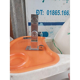 Trụ lan can kính combo trên dưới