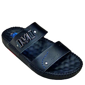 Dép Nam Quai Ngang Da Bò Thật TiTi ĐÔ Cao Cấp DN2073d