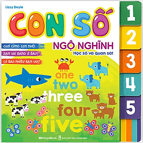 Sách Con số ngộ nghĩnh - Học số và quan sát