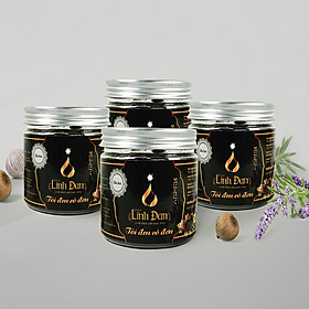 Bộ 4 hũ nhân tỏi đen cô đơn Linh Đan (mỗi hũ 250gr)