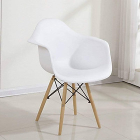 ghế eames bành thuyền chân gỗ