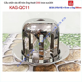 Mua Cầu chắn rác sân thượng KAG-QC11 D90 inox SUS304  cầu chặn rác phễu thoát nước mưa thoát nước nhanh inox bóng sử dụng tố