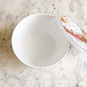 Mua Hộp nhựa tròn dùng trong lò vi sóng 720ml  làm từ nhựa PP cao cấp không chứa các hoạt chất gây hại  an toàn cho người sử dụng - nội địa Nhật Bản