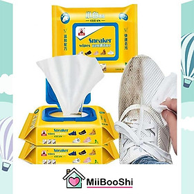 Khăn ướt đa năng dùng 1 lần lau giày lau tay siêu sạch MiibooShi SF1562