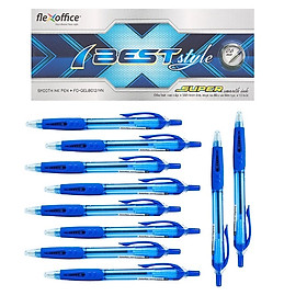 Hộp 10 Cây Bút Gel Bi Flexoffice Fo-Gelb012/Vn