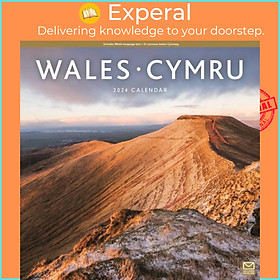 Sách - Wales Square Wall Calendar 2024 by  (UK edition, paperback)