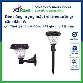 Đèn năng lượng mặt trời treo tường 1W R-10B/Y, Đèn năng lượng mặt trời cắm đất 1W R-10C/Y